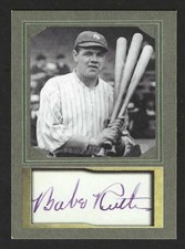 BABE RUTH - YANKEES - D. GORDON ACEO PROMO TRADING CARD - MINT CONDITION