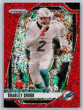 Bradley Chubb 2024 Panini Prizm Red Sparkle Prizm #181 Miami Dolphins