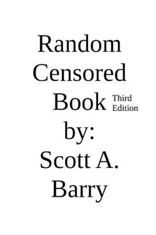 Random Censored Book Third Edition, Like New Used, Free shipping in the US
