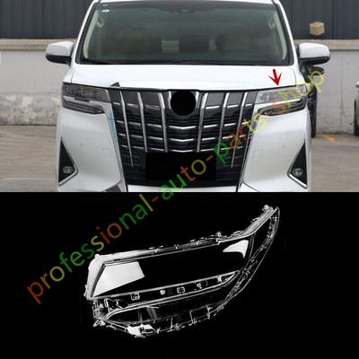 Left Headlight Clear Lens Cover + Sealant For Toyota Alphard 2018-2020