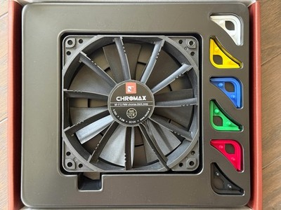 Noctua NF-F12 PWM chromax.Black.swap, Premium Quiet Fan, 4-Pin (120mm, Black)