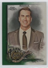 2022 Topps Allen & Ginter Chrome Green Refractor /99 Rob Riggle #189 09ai