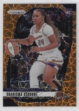 2024 Panini Prizm WNBA Orange Velocity Prizm Charisma Osborne #65 Rookie RC 7gv