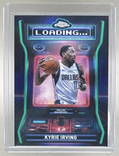 2025 Topps Chrome Kyrie Irving Refractors Aqua (RAW)