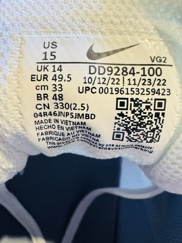 Nike Flex Experience Run 11 Men’s Size 15 White/Ashen Slate/Black - New w/o Box - Picture 7 of 11