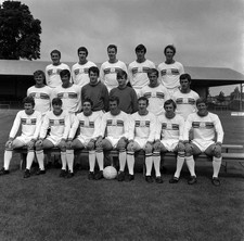 REISSUE 1960s PLYMOUTH ARGYLE #20 TOFFS MATCH PROTOTYPE SOCCER FOOTBALL JERSEY M