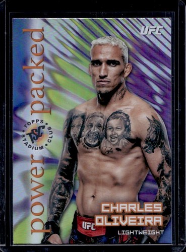 2025 Topps UFC Stadium Club Charles Oliveira Power Packed #PD-7