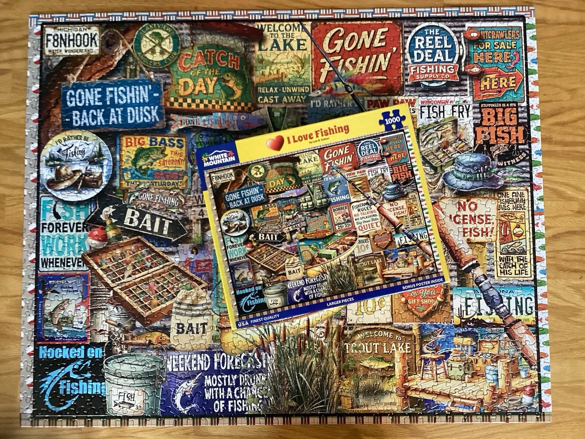 Puzzle Library, White Mountain, 1000 pieces : r/Jigsawpuzzles