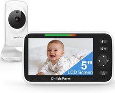 Portable Baby Monitor with Camera, Audio, Night Vision, 1000ft Range