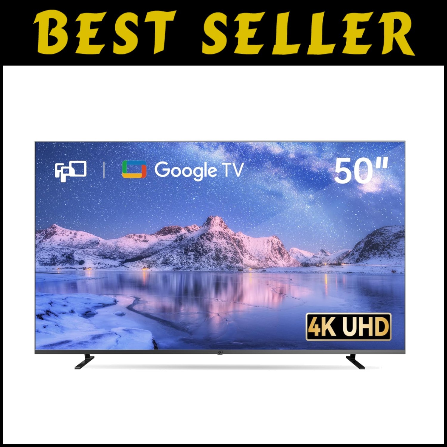 50-Inch 4K Smart Google TV with Dolby Atmos & Vision, Voice Remote  