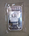 1/2   OZ.  OLD  SILVER BAR FROM  FEDERATED MINT FOR ARKANSAS