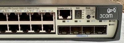 3COM Power over Ethernet Switch 5500-El 52-Port POE E-Series (3CR17172-91) !!!