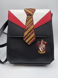 Danielle Nicole Gryffindor Tie Accent Black Backpack Harry Potter Slytherin Mini Backpack Women main image 3