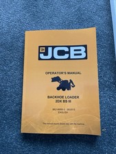 Terna manuale-escavatore originale JCB Operatori 2 DX BS 111 con coperchio protettivo