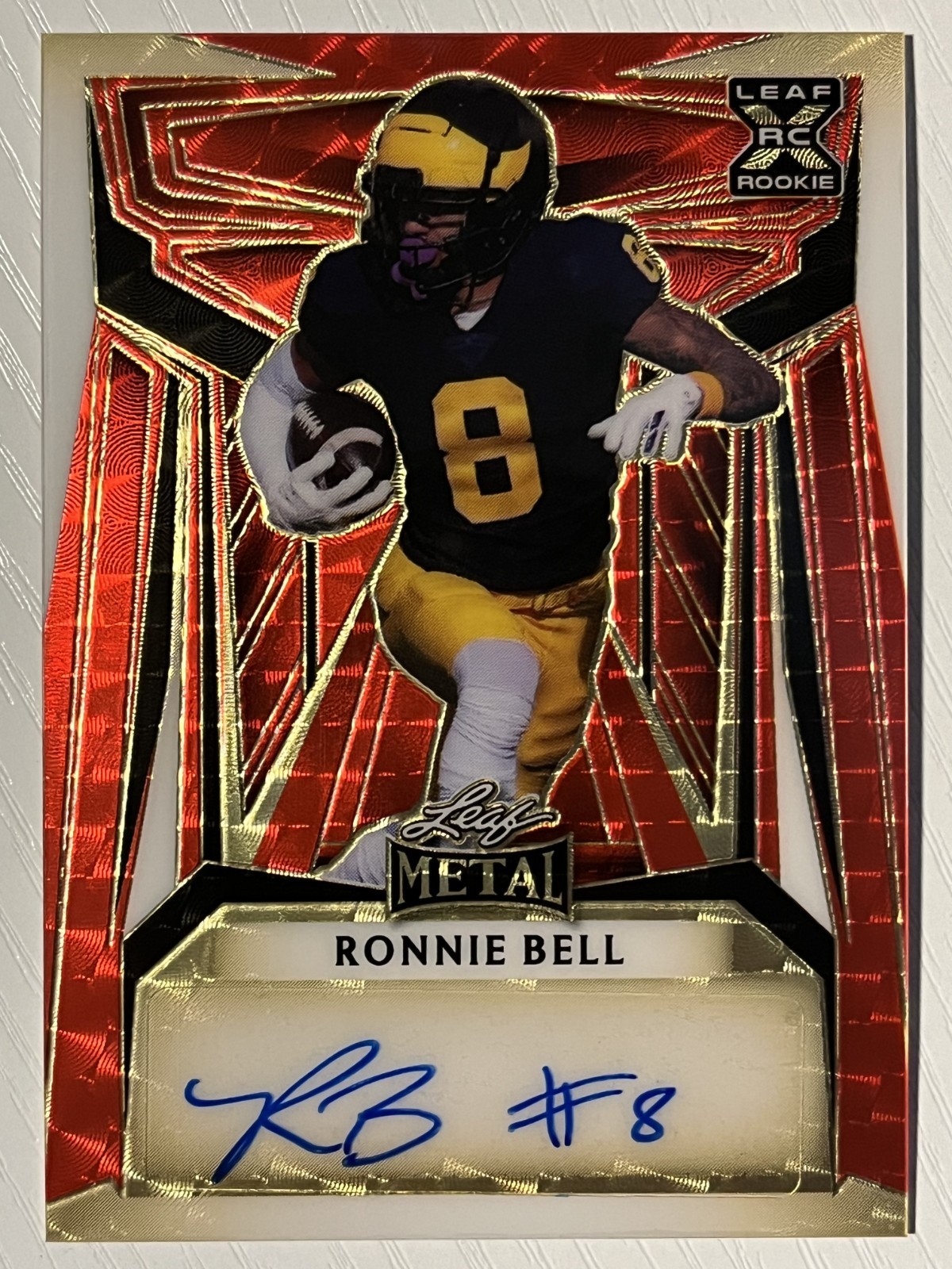 Ronnie Bell Leaf Trinity Autographs #BARB2 Red