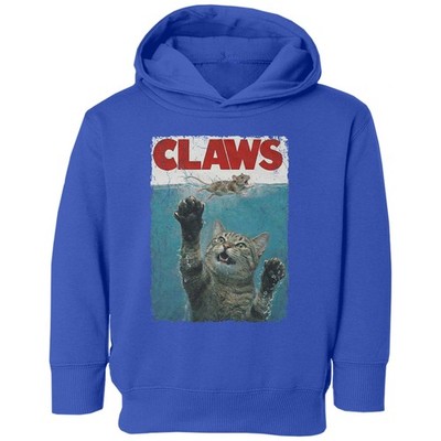 Cat Claws Funny Animal Parody - Cat Lover Toddler Hooded Sweatshirt