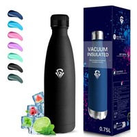 Grsta 750Ml Edelstahl Trinkflasche Auslaufsicher Bpa-Frei 24H Kalt 12H Warm