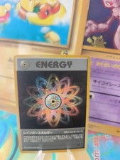Pokemon Card Card Rainbow Energy Team Rocket Gang Holo Wotc Japanese Exc Swirl