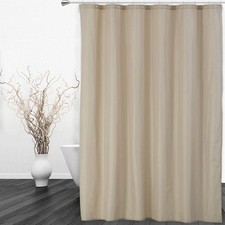 72x72 /72x78 Waterproof Fabric Shower Curtain Liner w/ Metal Magnets Hotel