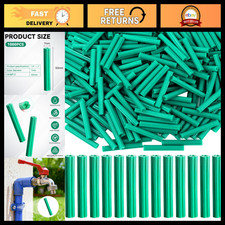 1000 Pcs Green Plastic Screw Anchors - 1/4" Wall Expansion for Concrete, Drywall