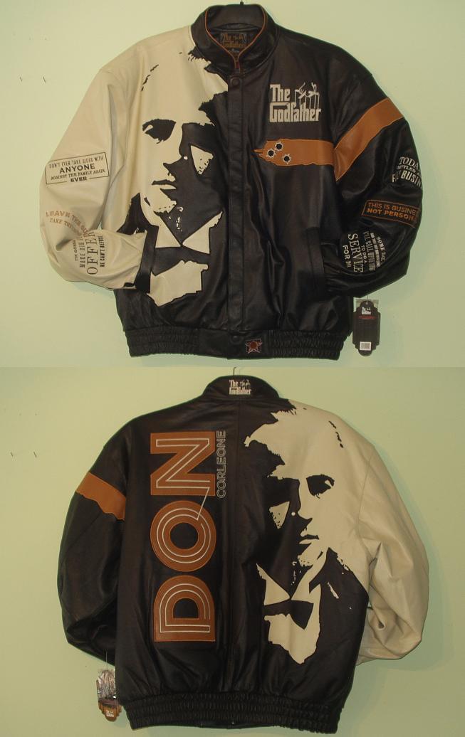 Size 6XL The Godfather Don Corleone Full Leather Jacket JH Size 6XL The Godfather Don Corleone Full Leather Jacket JH