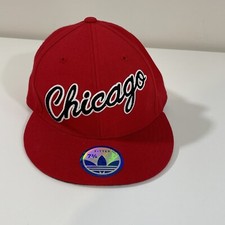 Chicago Bulls Adidas NBA Hardwoods Classics Red Hat Rare