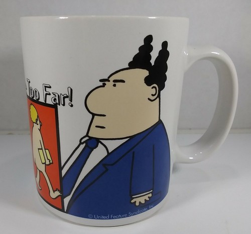 Taza/taza de café de coleccionista Dilbert ""Casual Day Has Gone Too Far"" - Scott Adams - Imagen 3 de 5