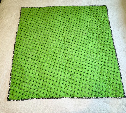 Handmade Quilted Cotton Baby Crib Blanket Jungle Safari Animals Reversible READ - 第 4/10 張圖片