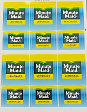 DECAL MINUTE MAID LEMONADE LEV 6/SHEET # D37/38-MML-1