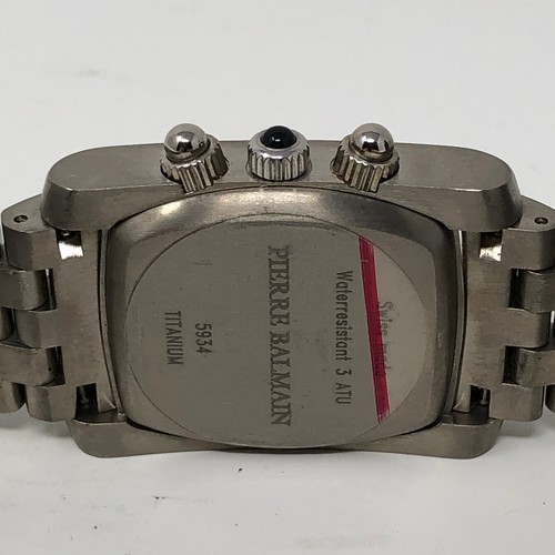 Balmain Chronograph Watch TITANIUM Swiss Quartz Mens Ladies Unisex OLD STOCK - Picture 15 of 15