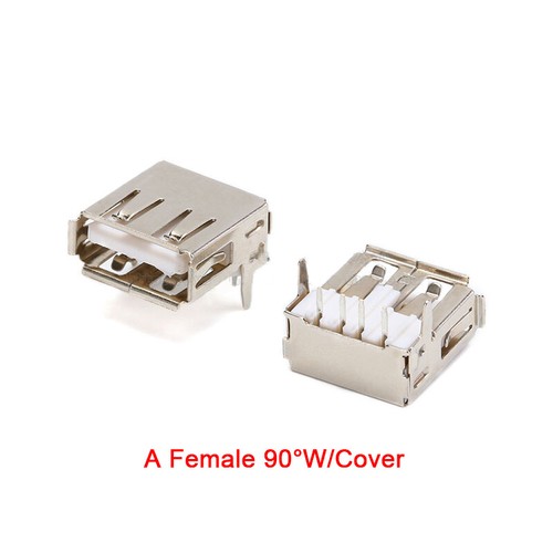 USB Socket A Female / B Female /SMD/DIP/ Dual-layer / Bent/Side Insert/ 90°/180° - Picture 16 of 27