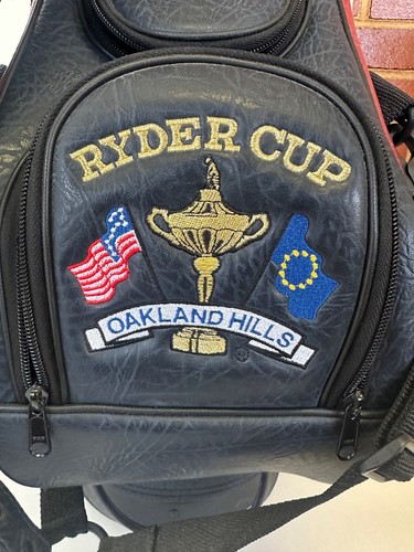 RARE OFFICAL 2004 RYDER CUP GOLF CART BAG OAKLAND HILLS EMBROIDERED ~ NEVER USED - Picture 7 of 17