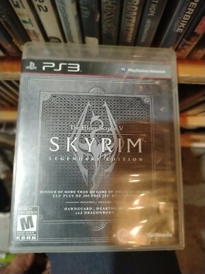 The Elder Scrolls: Skyrim - Legendary Edition (Sony PlayStation 3) PS3 No Map