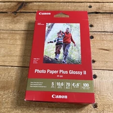 Canon Plus Glossy II PP-301 Inkjet Print Photo Paper - 100 Sheets