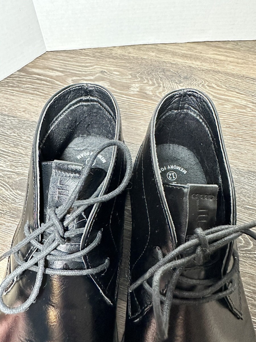 London Fog Blackburn Chukka Boot Black Vegan Faux Leather  display picture 1
