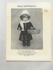 NOS 1982 Byron Doll Clothing Pattern Polly For 10 1/2" Dolls UNCUT BY48
