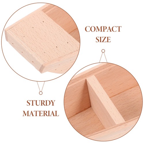 Miniature Wooden Boat Outdoor Table Decor Fishing Christmas Decorations Toys - Imagen 2 de 12