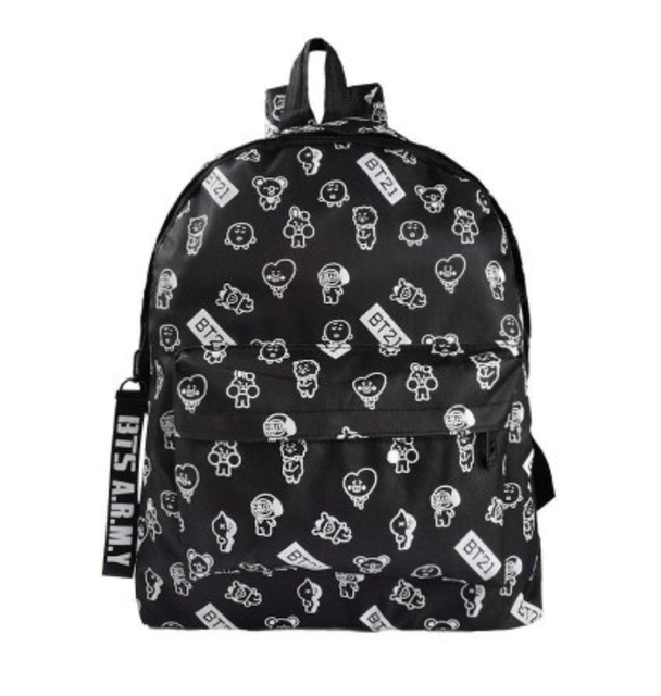 bt21 backpack black