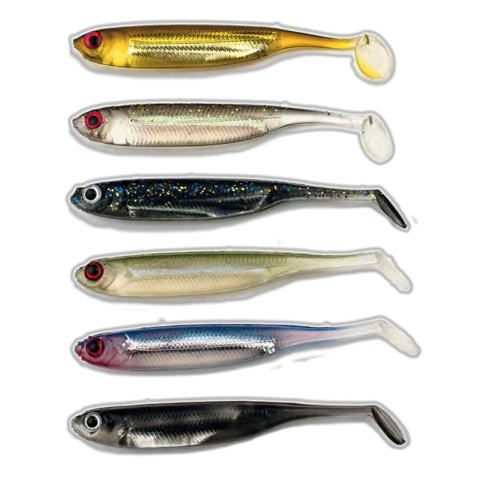 Drop Shot Set Minnow Sortiment Köder Gummifisch Köderfisch Kunstköder angeln  - Bild 2 von 2