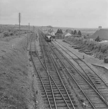 Rosslare Express stopping Rathduff Co Cork Ireland Railway OLD PHOTO