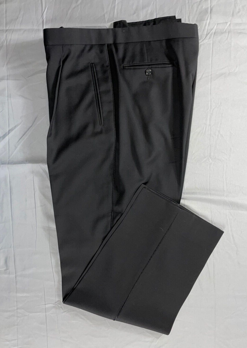 Armani Collezioni Single Pleat Formal Tuxedo Pants w/ Leg