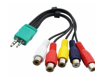 AV RBG KOMBINIERTES SIGNALKOMPONENTENKABEL KABEL FÜR Samsung UN55D6400UR