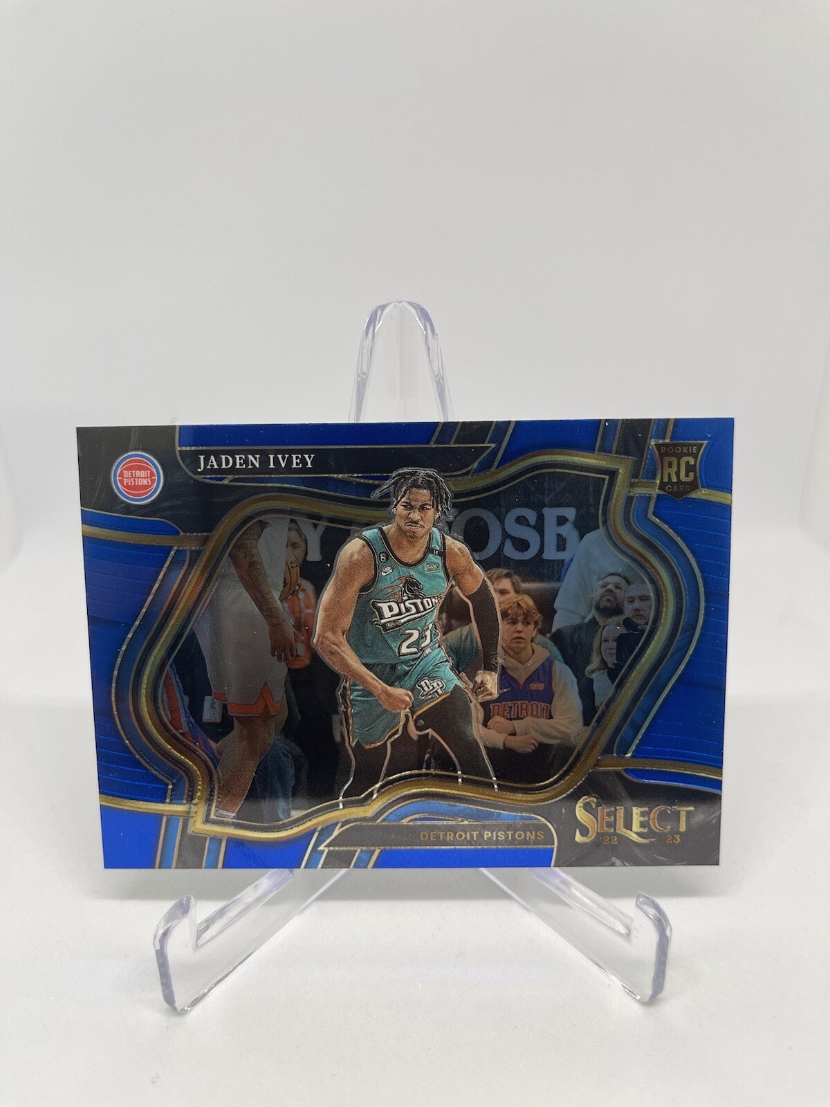 2022 Panini Select Jaden Ivey Retail Blue Courtside RC #298 SP Pistons