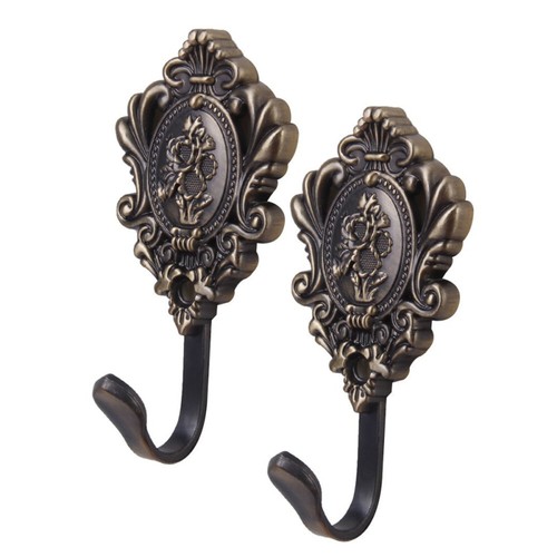 1 Set Alloy Drapery Curtain Holdbacks Curtain Tieback Bronze Curtain Holdbacks