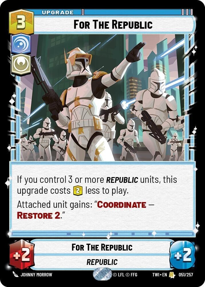 Star Wars Unlimited- For The Republic (Foil) - TWI 51/257