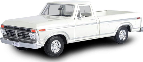 Modellino auto F-150 personalizzato 1977 bianco 1/24 pressofuso - Foto 10 di 12