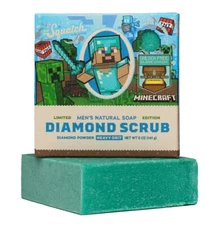 Dr. Squatch Minecraft Soap Diamond Scrub Limited Edition.....