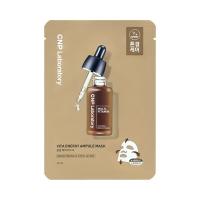 CNP Labor Vita Energy Ampullenmaske, koreanische Kosmetik, Kbeauty, Probe