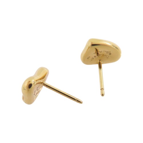 TIFFANY&CO GHW Bean Earrings 18K Yellow Gold - Picture 6 of 10