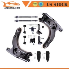Front Lower Control Arm w/ Ball Joints Tie Rod End Suspension Fits 03 04 VW Golf